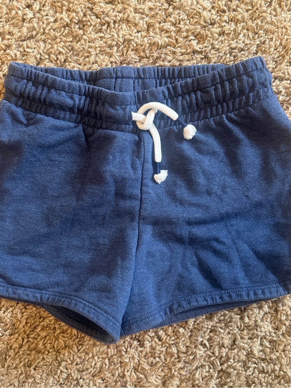 Cat & Jack Navy Blue Drawstring Casual Shorts